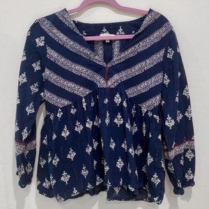 Lucky Brand Peasant Top - Medium